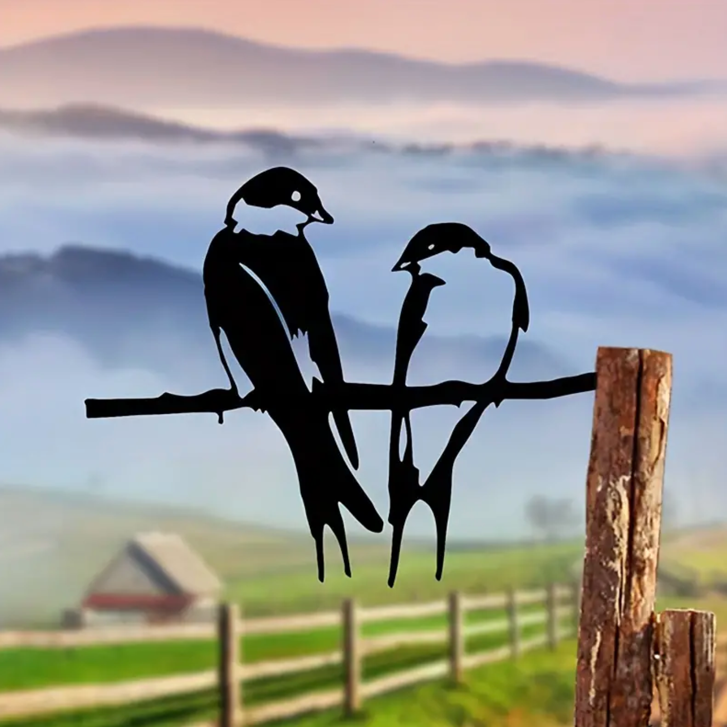 Metal Art - Two Birds Meet
