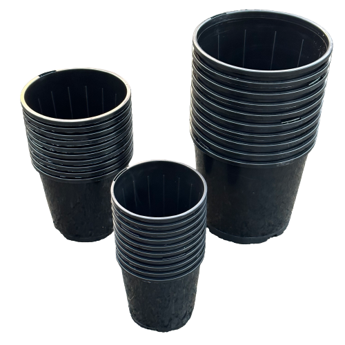 Nursery Pots - Black (10 Pack)