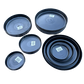 Plant Saucers Round - Black (10 Pack)